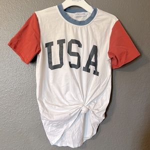USA June + Grey small tee EEUC